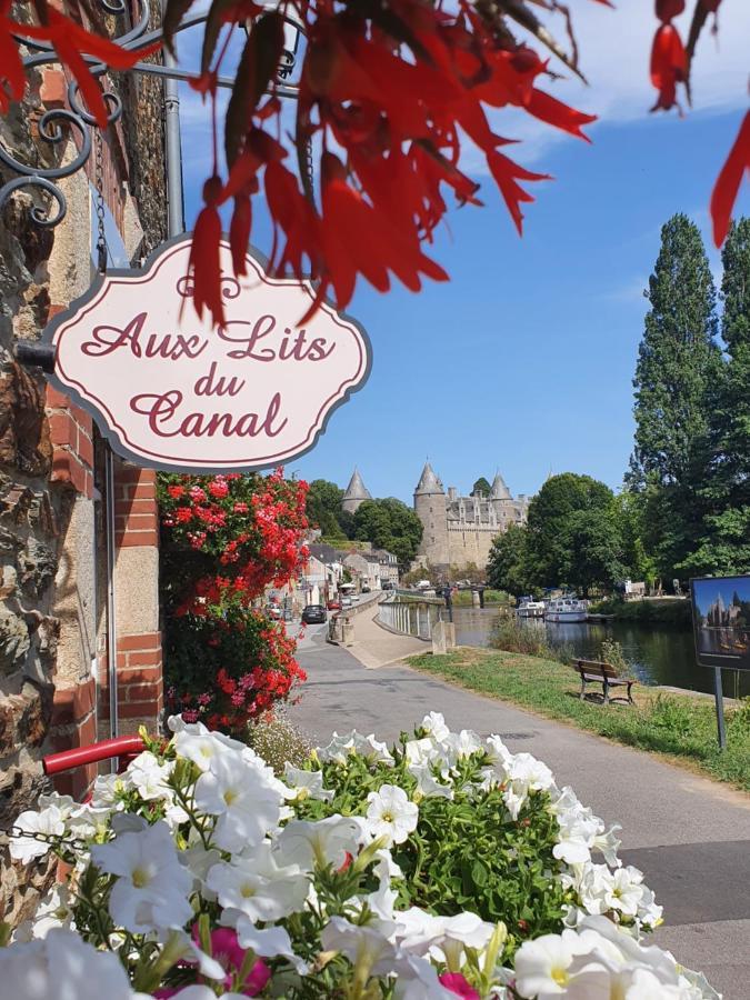 Aux Lits Du Canal Panzió Josselin Kültér fotó